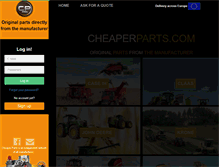 Tablet Screenshot of cheaperparts.com
